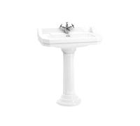 Burlington Edwardiano 80Cm Lavabo E Piedistallo B18 E P6
