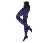 Burlington Elegant Essence W Ti cotone fantasia 1 pezzo, Collant Donna, Blu Marine 6120, 36-38