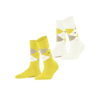 Burlington Everyday Argyle Donna Calze in morbido cotone pettinato