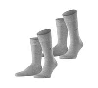 Burlington Everyday Multipack M So Cotone Tinta Unita Calzini Uomo (Pacco da 2)