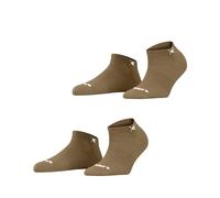 Burlington Everyday Sneaker Multipack W Sn cotone bassi tinta unita confezione di 2 paia, Calzini corti Donna, Marrone Brown Sugar 5152, 36-41