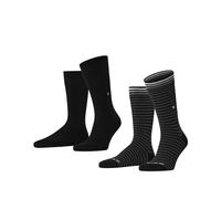Calze Burlington Everyday Stripe (x2) Noir 40/46