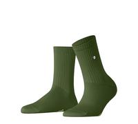 Burlington Fleet Street W So Cotone Tinta Unita Calzini, Verde Fir Green 7656, 36-41 Donna
