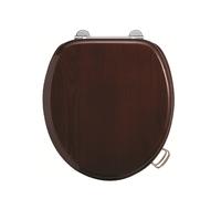 Burlington IN Legno Mogano Tradizionale Copriwater S12, con o Senza Maniglie