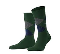 Burlington King M So cotone fantasia 1 paio, Calzini Uomo, Verde Eucalyptus 7502, 40-46