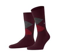 Burlington King M So cotone fantasia 1 paire, Calzini Uomo, Rosso Wine 8010, 40-46