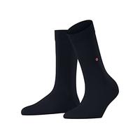 Burlington Lady W So cotone tinta unita 1 paio, Calzini Donna, Blu Marine 6120, 36-41