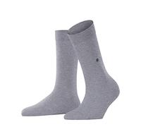 Burlington Lady W So cotone tinta unita 1 paio, Calzini Donna, Grigio Arctic Melange 3221, 36-41