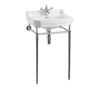 Burlington Edwardiano Lavabo Grande Da 61Cm Con E Senza Porta Asciugamani
