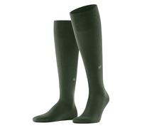 Burlington Leeds M KH Baumwolle Wolle Lang Einfarbig Calze al Ginocchio, Verde Asparagus 7045, 40-46 Uomo