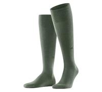 Burlington Leeds M KH Baumwolle Wolle Lang Einfarbig Calze al Ginocchio, Verde Sage 7068, 40-46 Uomo