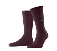 Burlington Lord M So cotone tinta unita 1 paio, Calzini Uomo, Rosso Claret 8435, 40-46