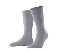 Burlington Lord M So cotone tinta unita 1 paio, Calzini Uomo, Grigio Arctic Melange 3221, 40-46