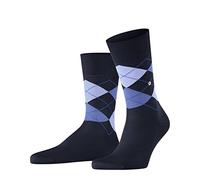 Burlington Manchester M So cotone fantasia 1 paio, Calzini Uomo, Blu Marine 6120, 46-50