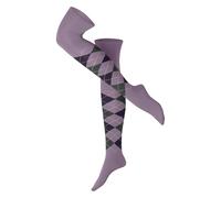 Burlington Marylebone W Ok Lana sopra Il Ginocchio Fantasia Calze, Viola Sephia Dust 6328, 36-41 Donna