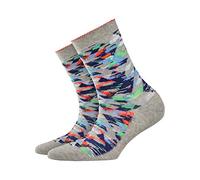 Burlington Neon Camo SH - Calze da donna, Donna, Calze da donna., 20695, grigio., 36-41