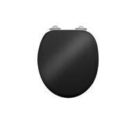 Burlington Nero Lucido Chiusura Delicata Copriwater, Stile Tradizionale, S40