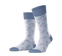 Burlington Paisley M So cotone fantasia 1 paio, Calzini Uomo, Blu Sky Blue 6876, 40-46