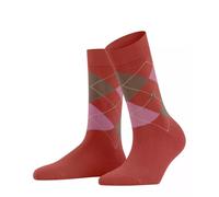 Burlington Queen W So cotone fantasia 1 paio, Calzini Donna, Rosso Rust 8404, 36-41