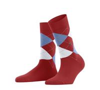 Burlington Queen W So cotone fantasia 1 paio, Calzini Donna, Rosso Tulip 8081, 36-41