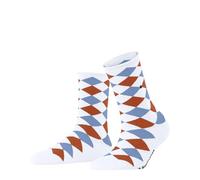 Burlington Sandy W Sso cotone fantasia 1 paio, Calzini Donna, Bianco White 2001, 36-41