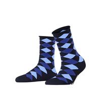 Burlington Sandy W Sso cotone fantasia 1 paio, Calzini Donna, Blu Marine 6120, 36-41