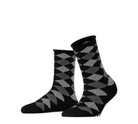 Burlington Sandy W Sso cotone fantasia 1 paio, Calzini Donna, Nero Black 3000, 36-41