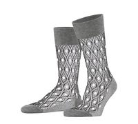 Burlington Seaside Chic M So cotone fantasia 1 paio, Calzini Uomo, Grigio Light Grey 3400, 40-46