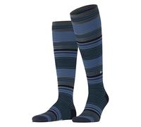 Burlington Stripe M Kh lana al ginocchio fantasia 1 paio, Calzini lunghi Uomo, Blu Lagoon 6908, 40-46