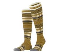 Burlington Stripe M Kh lana al ginocchio fantasia 1 paio, Calzini lunghi Uomo, Giallo Solar 1314, 40-46