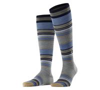 Burlington Stripe M Kh lana al ginocchio fantasia 1 paio, Calzini lunghi Uomo, Grigio Dark Grey 3070, 40-46