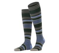Burlington Stripe M Kh lana al ginocchio fantasia 1 paio, Calzini lunghi Uomo, Nero Black 3000, 40-46