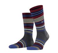Burlington Stripe M So lana fantasia 1 paio, Calzini Uomo, Blu Marine 6120, 40-46