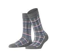 Burlington Summer Glow W So cotone fantasia 1 paio, Calzini Donna, Grigio Storm Grey 3820, 36-41