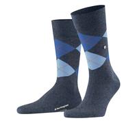 Burlington Uomo Calzini Edinburgh - Disegno a Rombi, Argilla, Clip, One Size, 40