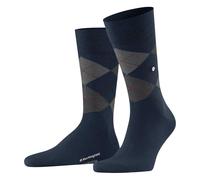 Burlington Uomo Calzini Edinburgh - Disegno a Rombi, Argilla, Clip, One Size, 40