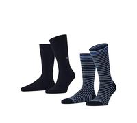 Burlington uomo Everyday Stripe Mixed 2-Pack calzini cotone traspirante