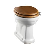 Burlington Vasca WC Basso o Alto, Stile Tradizionale, P2, Bianco