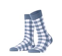 Burlington Vichy W So cotone fantasia 1 paio, Calzini Donna, Blu Sky Blue 6876, 36-41