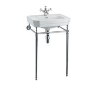 Burlington Vittoriano 61cm Lavabo & Cromato Lavamani B3 & T23A