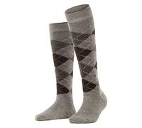 Burlington Whitby W Kh morbidi caldi al ginocchio fantasia 1 paio, Calzini lunghi Donna, Marrone Nutmeg Melange 5413, 36-41