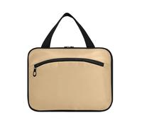 Burly Wood tinta unita puro borse da appendere per donne in viaggio con gancio, accessori di design kit da barba borse per uomo per donna toilette bolsas de maquillaje para Mujer L
