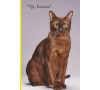 Burmese Cat Notebook - 125 Lined Pages, 6x9: Elegant Cat Journal for Writing, Notes, or School | Perfect Gift for Cat Lovers