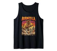 Burmzilla Burmese Cat - Catzilla Mostro Film Parodia Canotta