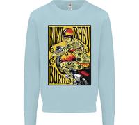 Burn Baby Burn Donna Biker Moto Felpa