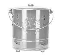 Burn Barrel - Contenitore per bruciare i rifiuti da giardino | Inceneritore, Barile di Fuoco in Acciaio Inossidabile Bruciatore per Lattine di Soldi per Caminetti a Legna Campeggio all'aperto Falò per