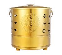 Burn Barrel, Design Portatile E Stabile, 26x26x29 Cm, Secchio Di Bruciatura Di Carta, Canna Per La Spazzatura Dei Detriti, Prestazioni In Fiamme Migliorate, Per Foglie Di Legno Da Giardino Denaro Ante