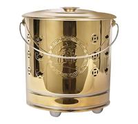 Burn Barrel - Heavy Duty Outdoor Fire Pit Drum | Steel Construction with Ventilation Holes Detachable Lid, Portable Incinerator Barrel for Leaves Wood Garden Debris, Backyard Burning and Camping Use