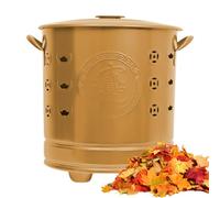 Burn Barrel - Pesa Antincendio Per Esterni In Acciaio Inossidabile, Forniture Da Giardino Da Patio Con Coperchio, Bidoni Dei Di Caminetti Per Detriti In Legno Gestione Dei Rifiuti Di Rifiuti C
