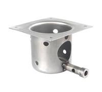 Burn Burn Burn, Grill Fire Burn Pot Riempimento, in Acciaio Pesante, Fire Pot Burn Parti di ricambio con viti per Fumatori Grill a granuli